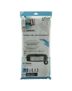 Vacuum packing bag, M, plastic, black, 90x80xH44 cm