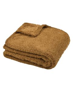 Blanket, 100% polyester, camel, 130x160 cm