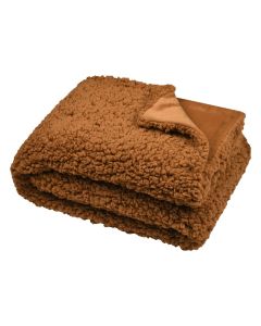 Blanket, 100% polyester, roux, 130x150 cm