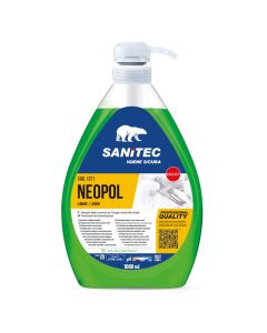 Detergjent pastrimi, "Sanitec", për pjata, 1000 ml, limon, 1 copë