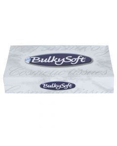 Peceta kozmetike, "BulkySoft", 100 % celulozë, 21x21 cm,  e bardhë