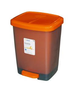 Kosh mbeturinash, 25 lt, DRINA, PVC, shumëngjyrëshe, 35x34xH45 cm