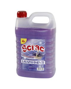 Cleaner detergent, "Scrac", floor washer, 4 lt, 1 piece