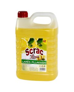 Detergjent pastrimi për pllaka, "Scrac", 4 lt, limon, 1 copë