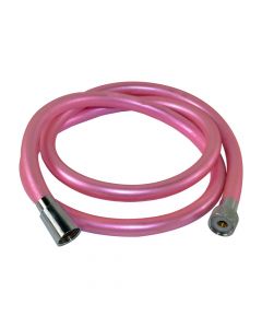 Shower hose, 150 cm, shining pink