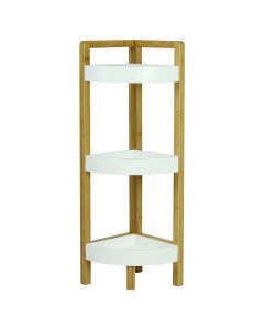 Bamboo and MDF,multyfunctional shelf rack, 23x23x77 cm