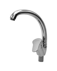 Sink mixer, Roos, zinc, silver