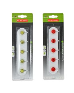 Wall mounted, white metal Hook