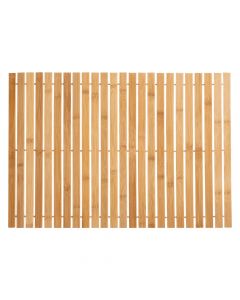 Anti-slip, bamboo, natural, 40x60 cm