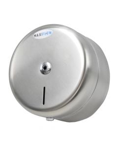 Dispenser for toilet paper, stainless steel, silver, Ø21xH13.5 cm