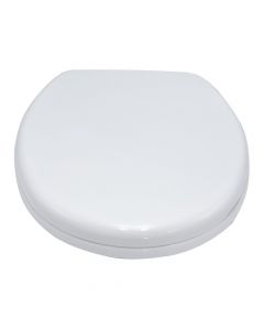 Kapak tualeti, Uno N, duroplast, i bardhë, mentesha inoksi H057, 36x41-45.5 cm