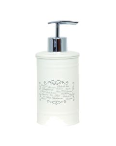 Liquid soap holder, Paris, metal, white, 30x20xH15 cm