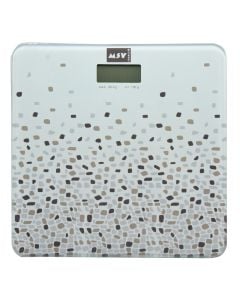 Electronic scale, Brest, glass, colorful, 150 kg, 29x29 cm
