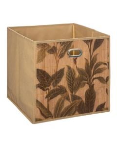 Kuti magazinimi, pp/bambu, të ndryshme, 31x31xH31 cm