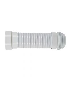 Tub fleksibël, për shkarkim WC , I zgjatueshëm, polipropilen, I bardhë, ø90-110, 32-54 cm