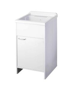 Basin furniture set, Junior, with registration, PVC/resin, white, 55X34Xh78