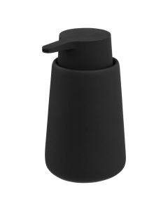 Mbajtëse sapuni të lengshëm, Colorama, 250 ml, qeramikë, e zezë, 8.8xH14 cm