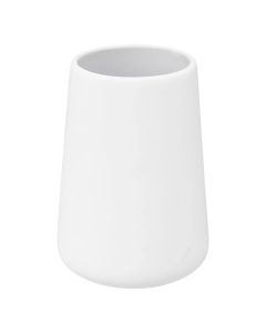 Toothbrush holder, Colorama, ceramic, white, 8.5xH12 cm
