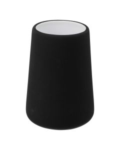 Toothbrush holder, Colorama, ceramic, black, 8.5xH12 cm