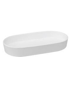 Soap holder, Colorama, ceramic, white, 19x10xH3cm
