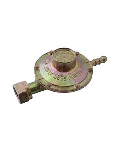 Regulator for gas cylinder, horizontal, with registration, bronze