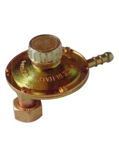 Regulator for gas cylinder, angular, with registration, bronze