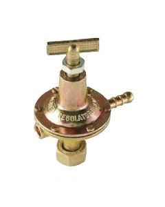 Pressure reducer for gas, with flywheel, bronze, 6kg/h, 0/3Bar