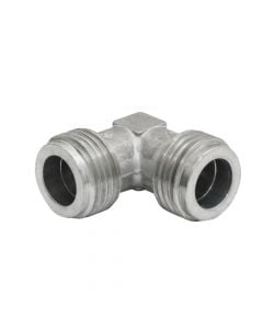 Elbow Male-Male, for gas, zinc/magnesium, 1/2''