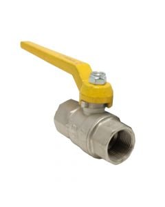 Ball valve, for gas pipe, bronze, yellow, 3/4''