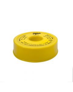 Professional Teflon, for gas system, PTFE, yellow, 0.1x19x 15 m, -200/+260 degrees