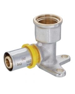 MST gas valve, flanged, pressed, bronze, F-1/2''x 20mm