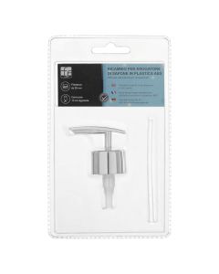 Sprucator for soap dispenser, plastic/chrome, silver, 2.8 cm