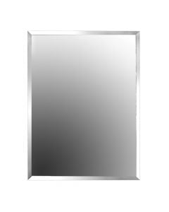 Rectangular mirror, frameless, glass, natural, 45x60 cm