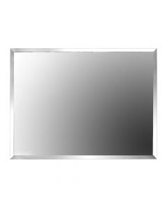 Rectangular mirror, frameless, glass, natural, 50x70cm