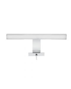 Mirror light, Led, fixed to the frame, Abs/chrome, silver, 5W,  IP44, 30 cm