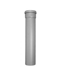 Exhaust pipe, 1 rubber, polypropylene, gray, Ø 32mm x25 cm