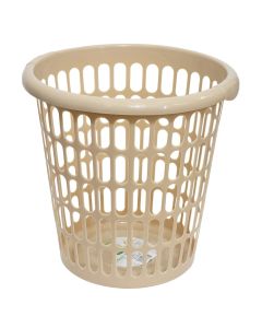 Kosh rrobash, plastik, bezhë