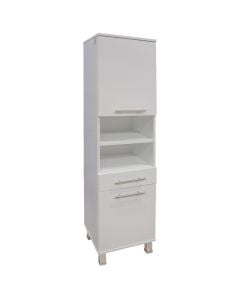 Dollap anësor ''Orman Kera'' në melaminë ngjyrë të bardhë. Përmasat, H : 160 cm, W : 40 cm, D : 35 cm, S : 16 mm