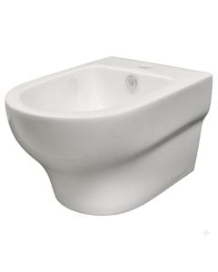 Bidet, NeoAqua, wall mounted, porcelain, white, 53,5x36xH32 cm