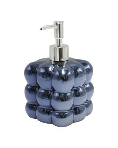 Dispenser sapuni, qeramikë, e zezë, 9x9xH16 cm