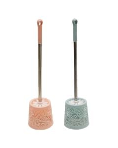 Furçë tualeti, plastike, bojëqielli, 12.5xH50 cm