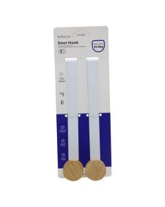 Varëse shumëfunksionale, metal/dru, e bardhë/kafe, 17.3x1.5 cm