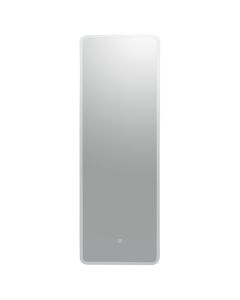 Pasqyrë drejtkëndore me ndriçim LED, strukturë PVC, 50x150 cm