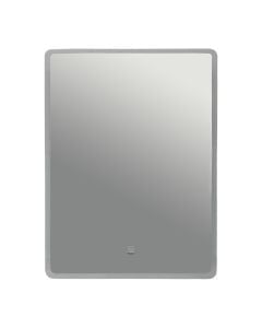 Pasqyrë drejtkëndore me ndriçim LED, strukturë PVC, 50x70 cm