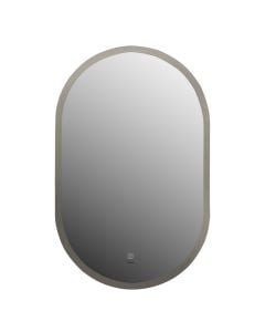 Pasqyrë me ndriçim LED, strukturë PVC, 50x80 cm