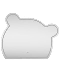 Pasqyrë me ndriçim LED, strukturë PVC, 70x85 cm