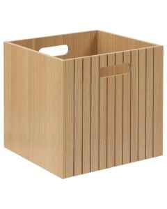 Storage box, MDF, natural, 30.5x30.5xH30 cm