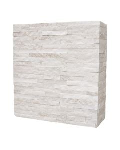 Decorative tile, natural stone, beige, 36x10 cm (1 box= 0.432 m2)