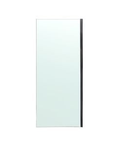 Panel an&euml;sor p&euml;r kabin&euml; dushi, profil alumini, e zez&euml;, xham 6mm, 80xH200 cm