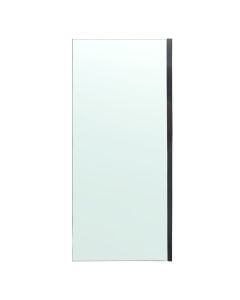 Panel an&euml;sor p&euml;r kabin&euml; dushi, profil alumini, e zez&euml;, xham 6mm, 90xH200 cm